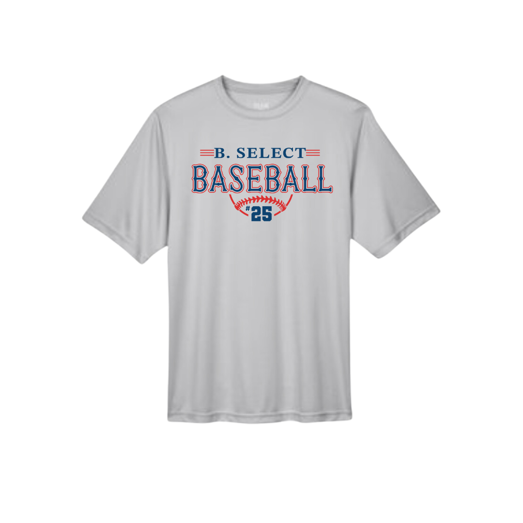 B. Select Baseball custom player # - Adult