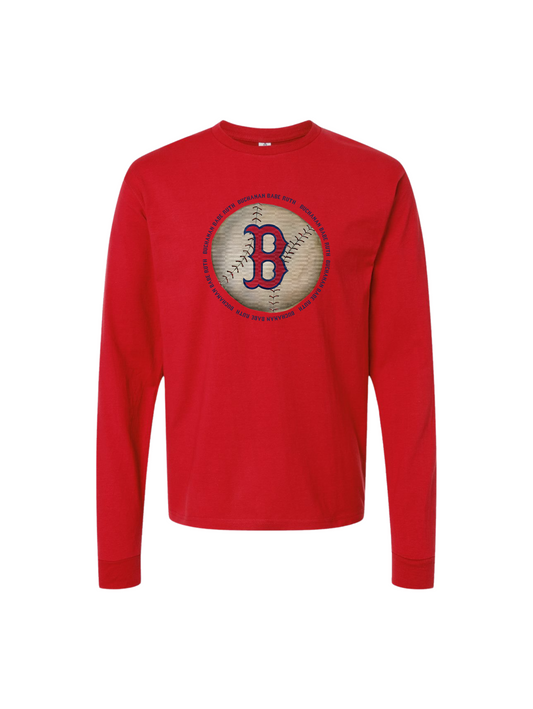 Vintage Baseball Ball  - Long sleeve