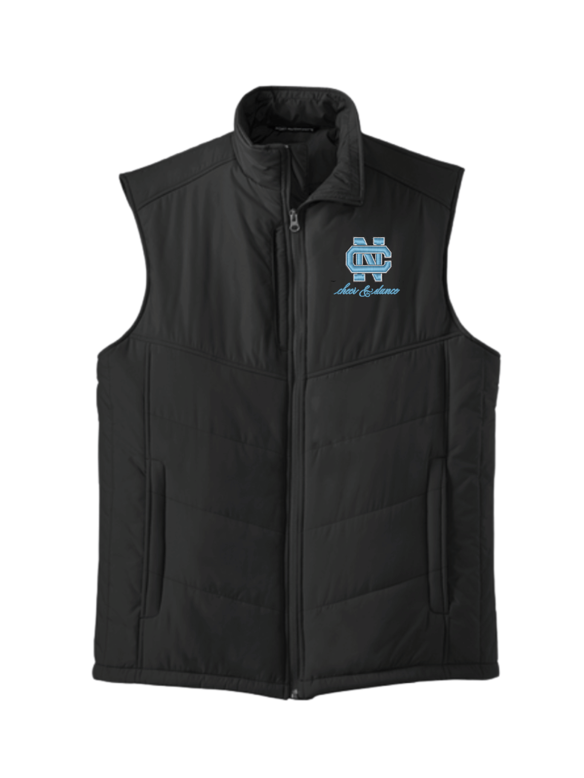 CN Logo Cheer&Dance P&C Puff Vest - Black