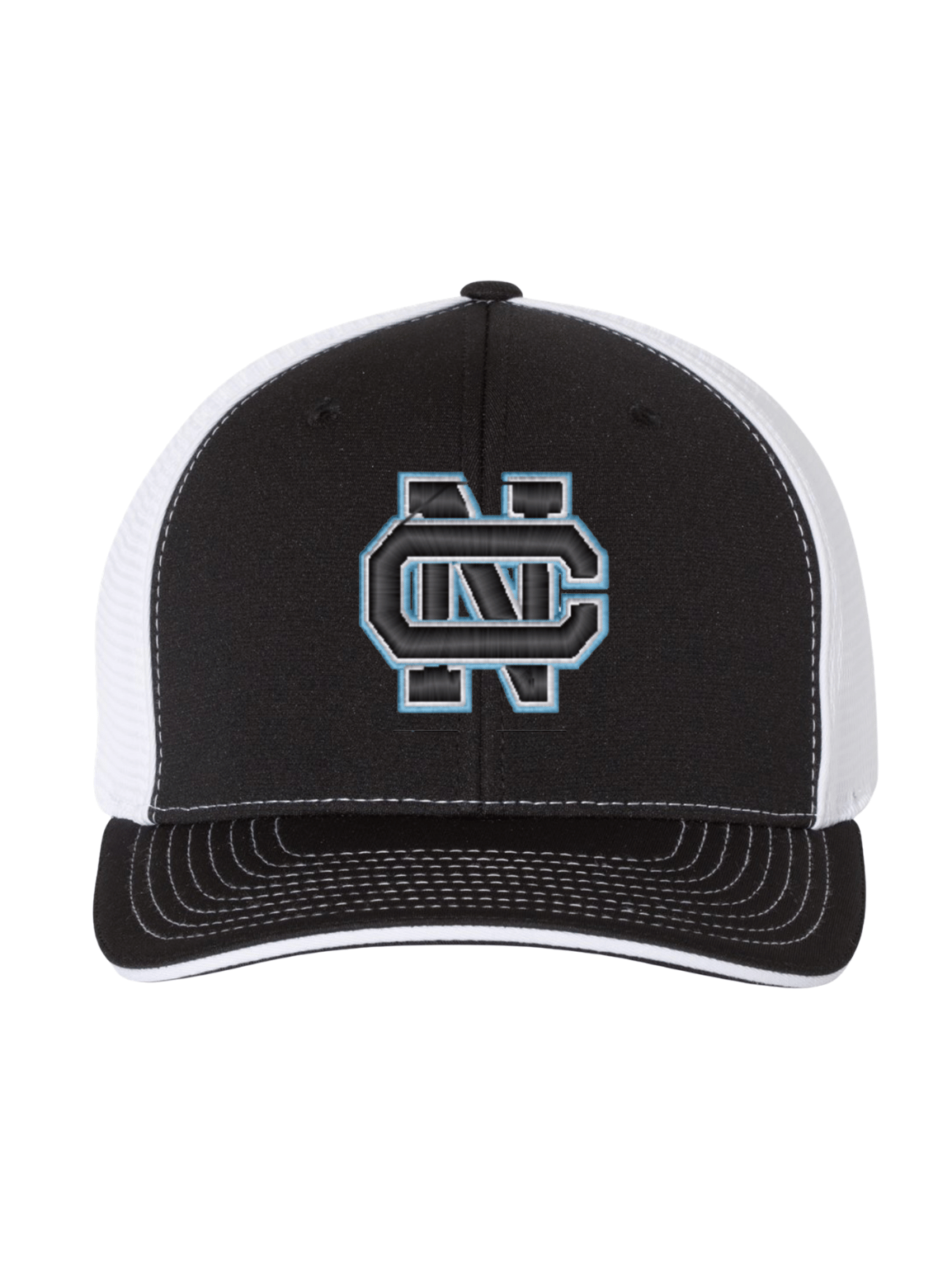 CN Puff Richardson Trucker Cap - Black/White