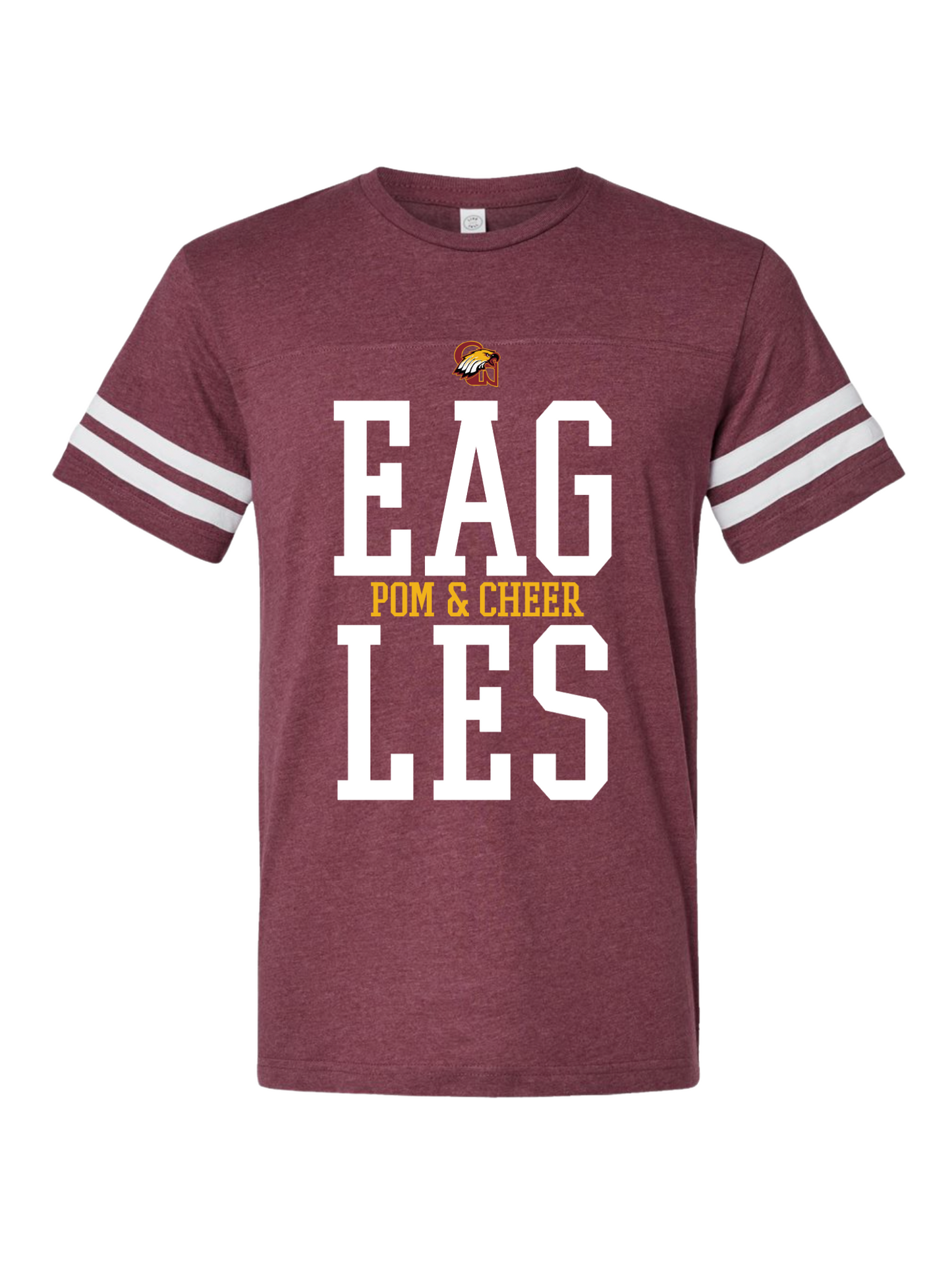 EAGLES Game Tee - Vintage Burgudny