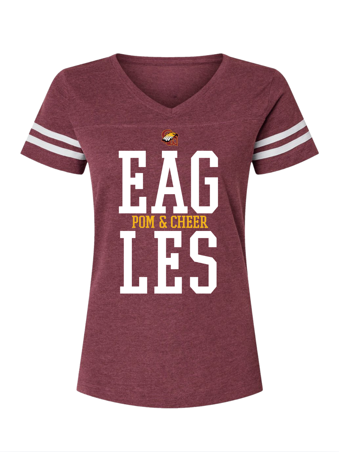EAGLES Game Tee - Vintage Burgudny