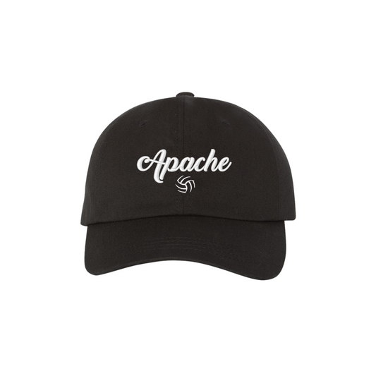 Apache Embroidered Cap - Black