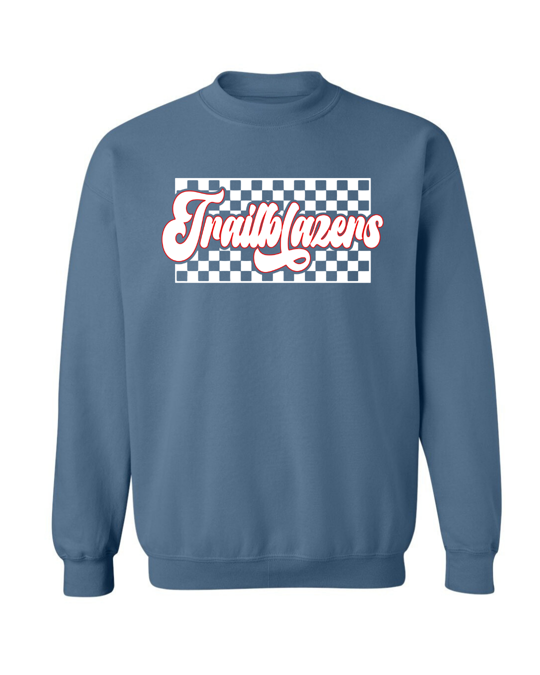 Checkered Trailblazer Script - Blue