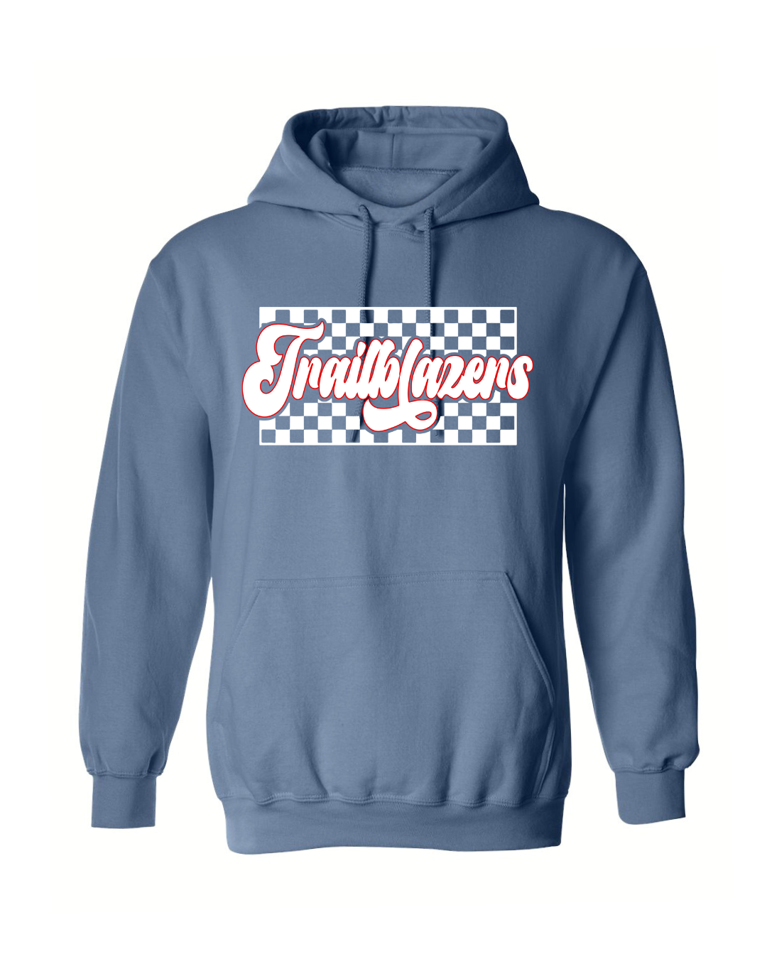 Checkered Trailblazer Script - Blue