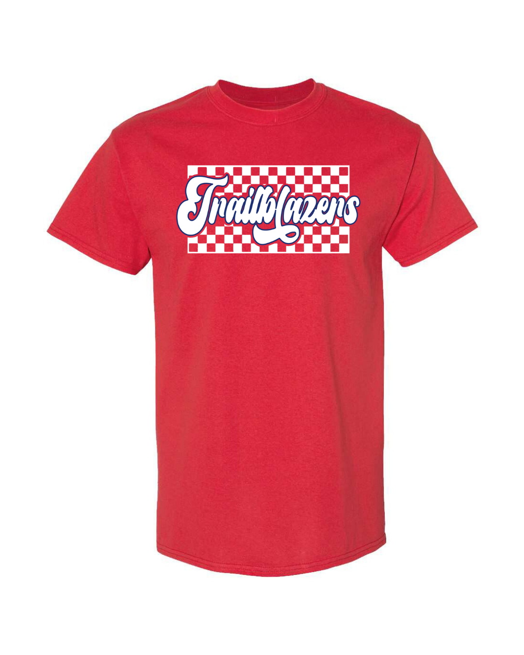 Checkered Trailblazer Script - Red (Adult)