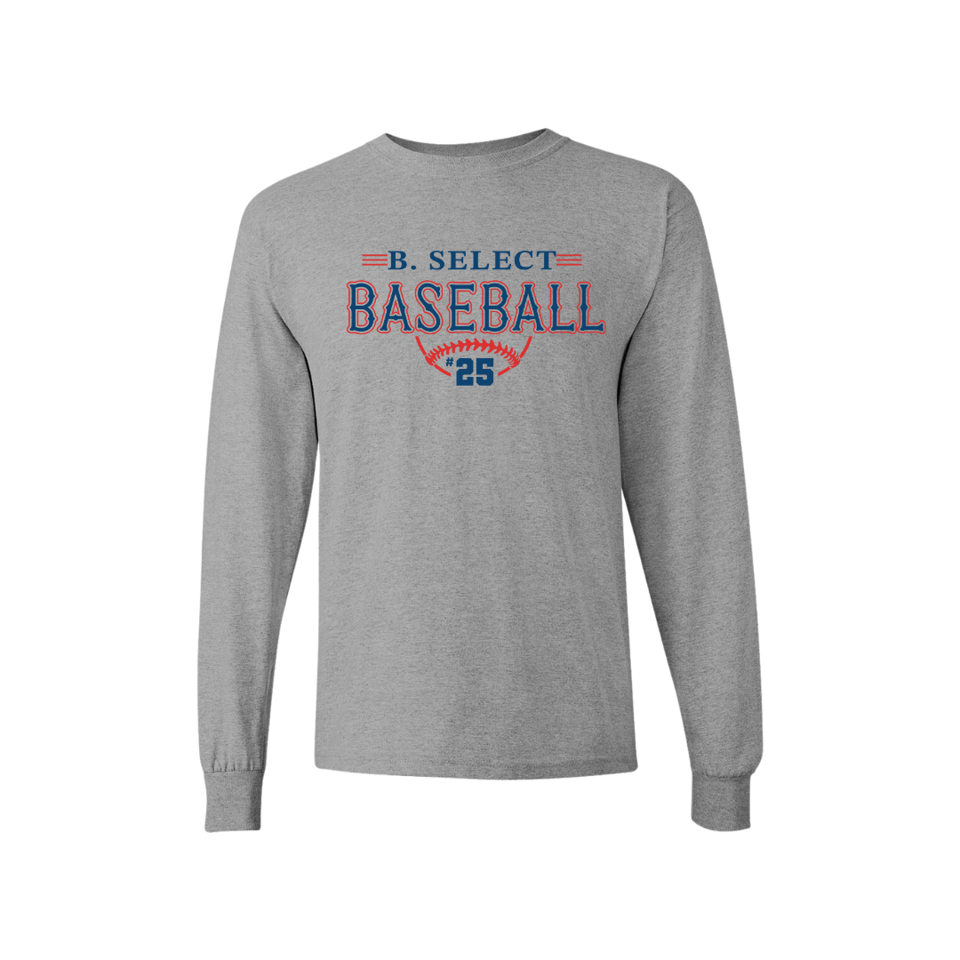 B. Select Baseball custom player #  - Adult