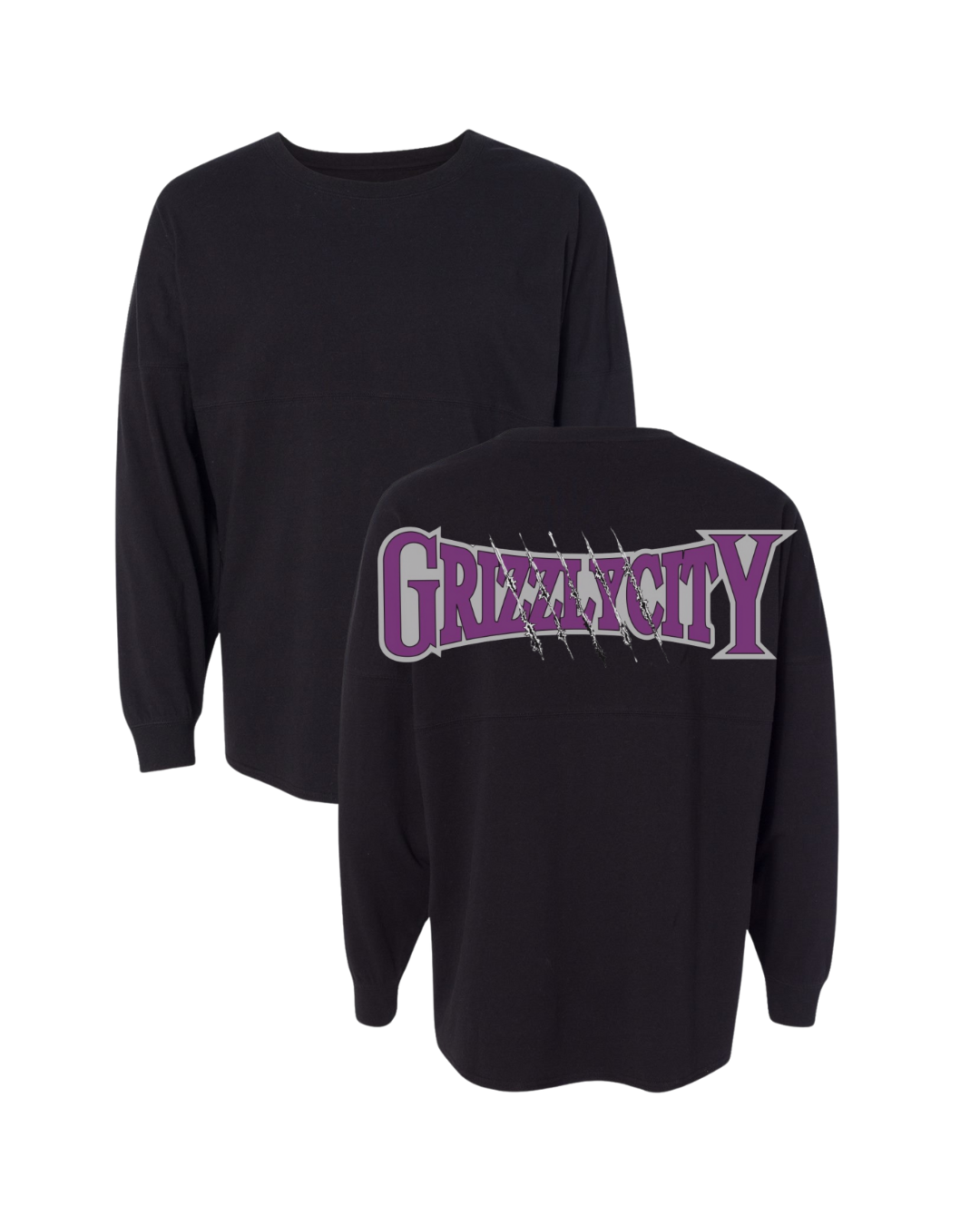 Grizzly City Jersey GameDay Long Sleeve - Black