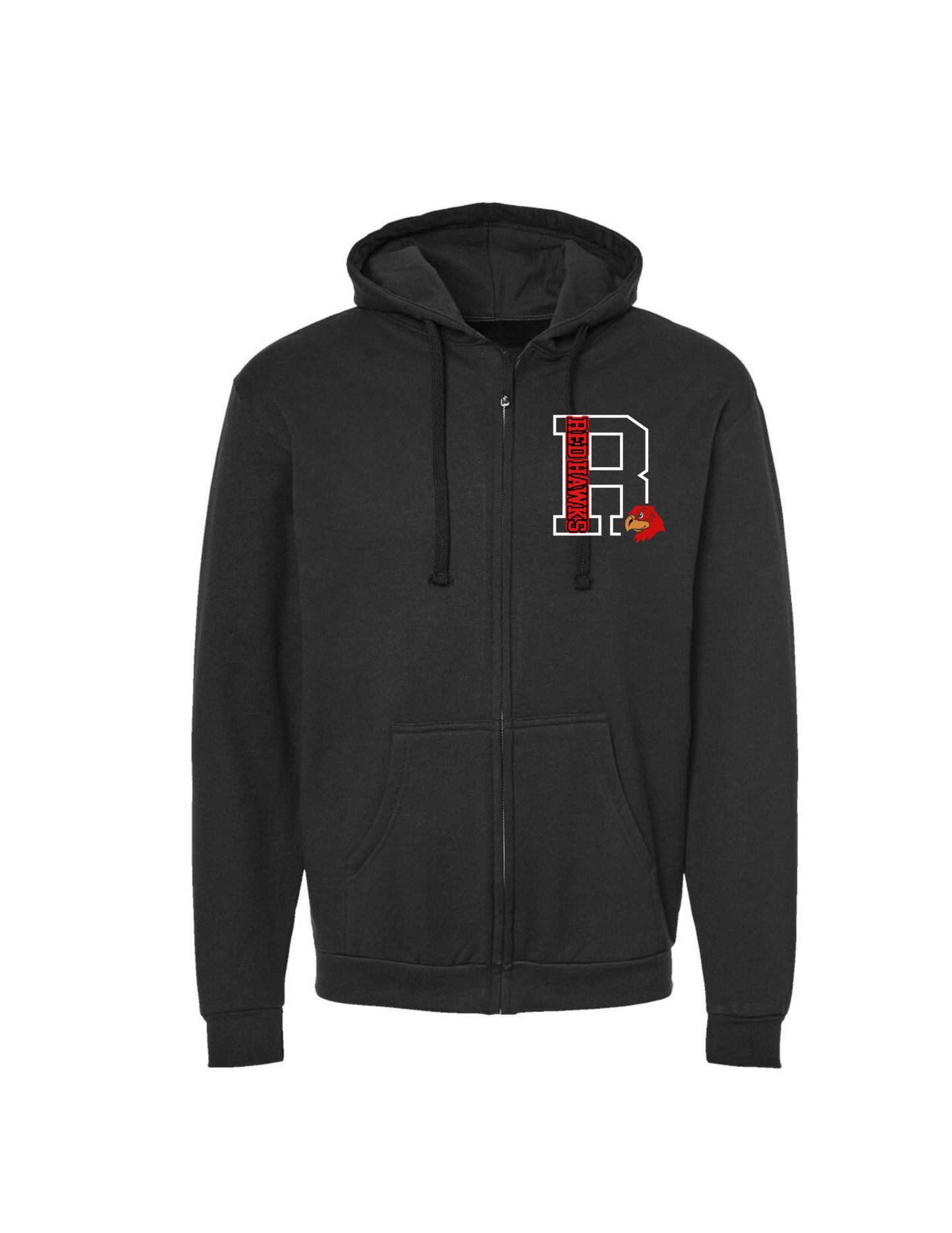 Reagan R Zip Up - Black