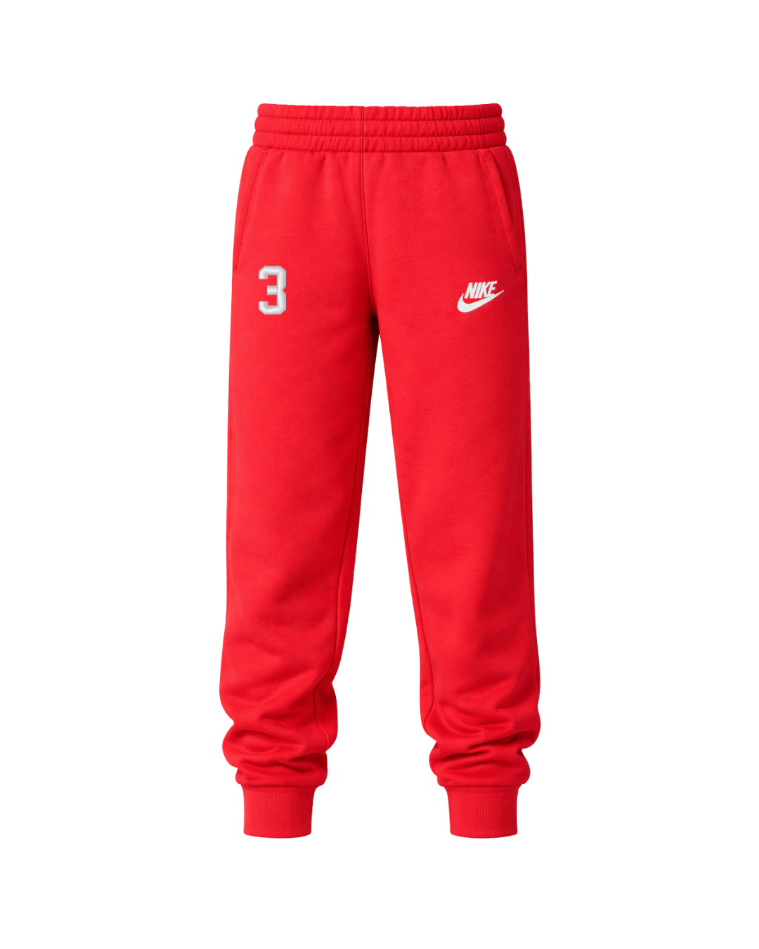 "B" Embroidered Nike custom # Sweatpants