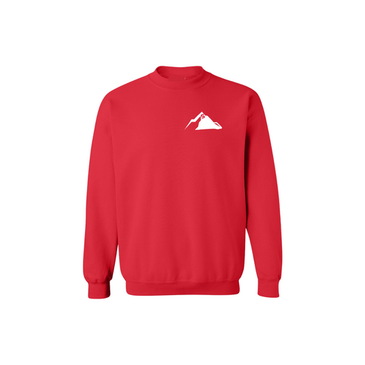 S Mountain Crew Sweatshirt - Red