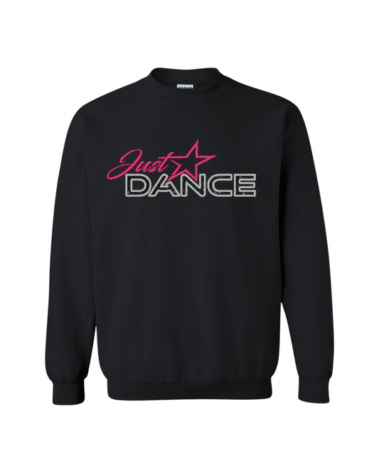 Just Dance Logo Embroidered Sweater - Black