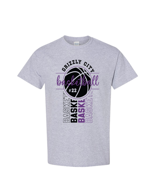 Grizzly City Basketball Graphic