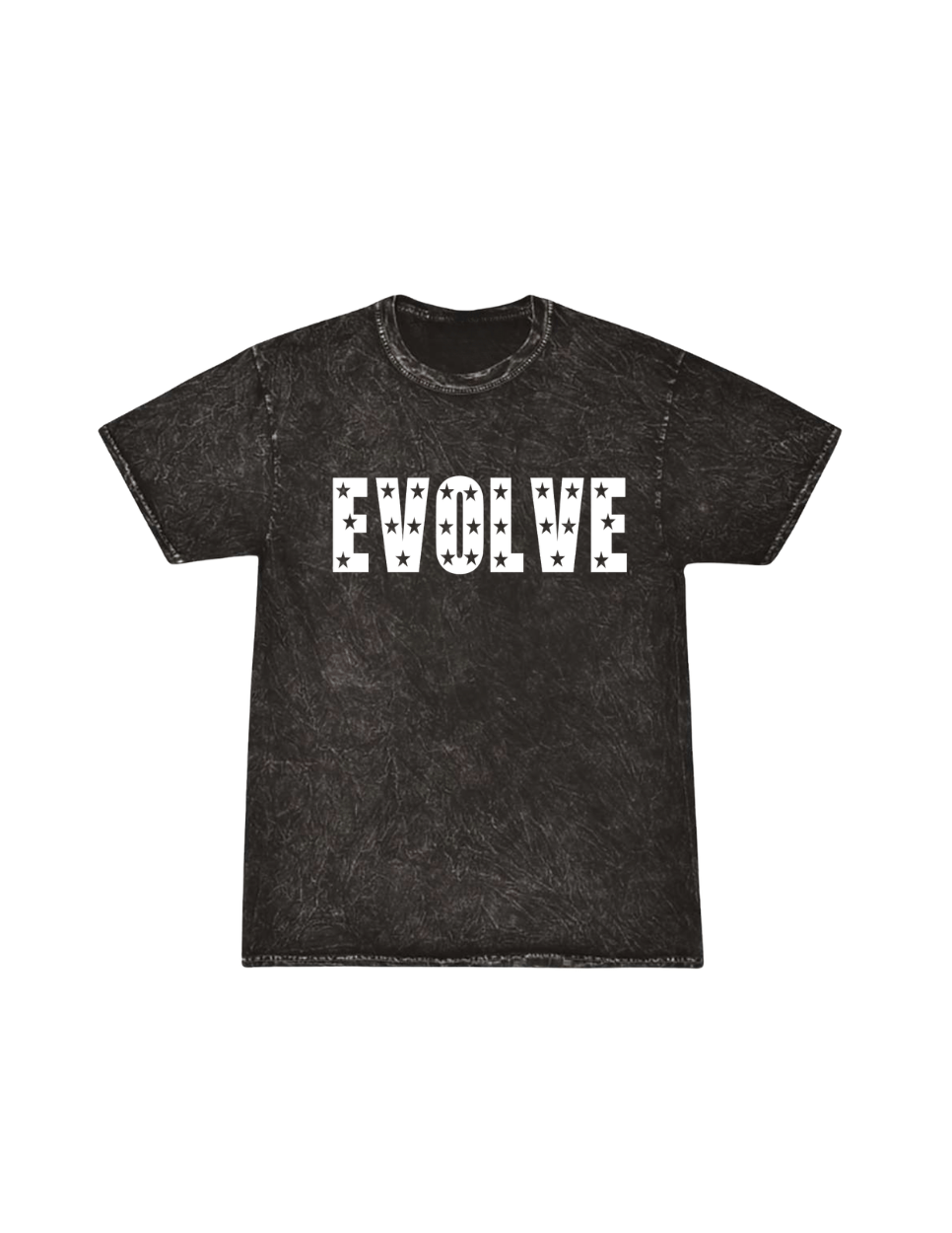 EVOLVE star washed tee - Black