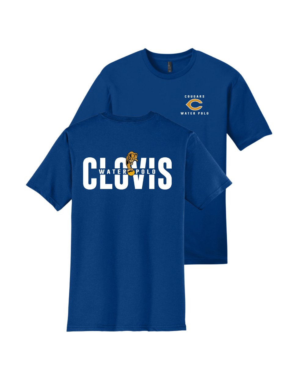 Clovis Water Polo Tee - Royal