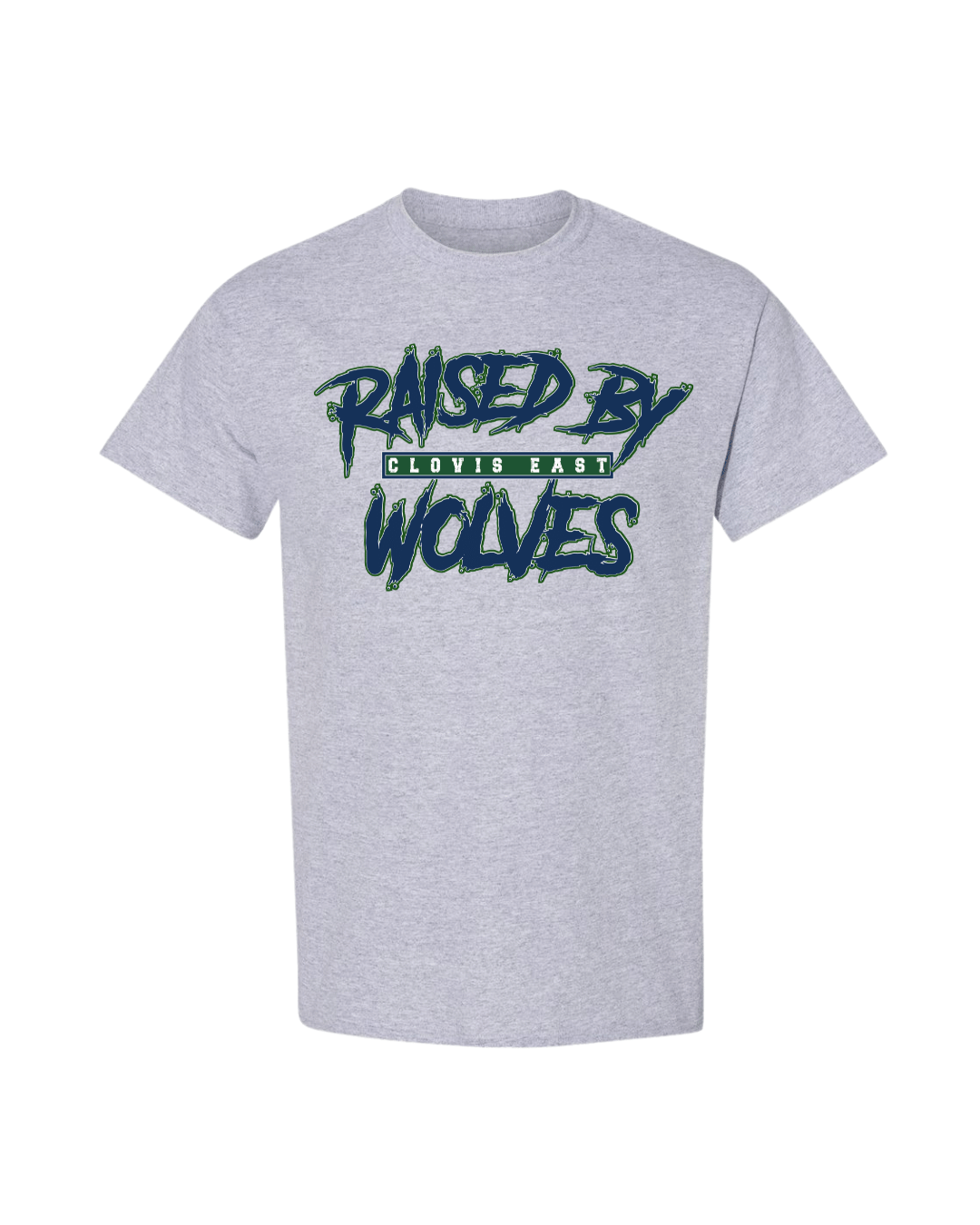 Raised By Wolves Tee - Heather Grey