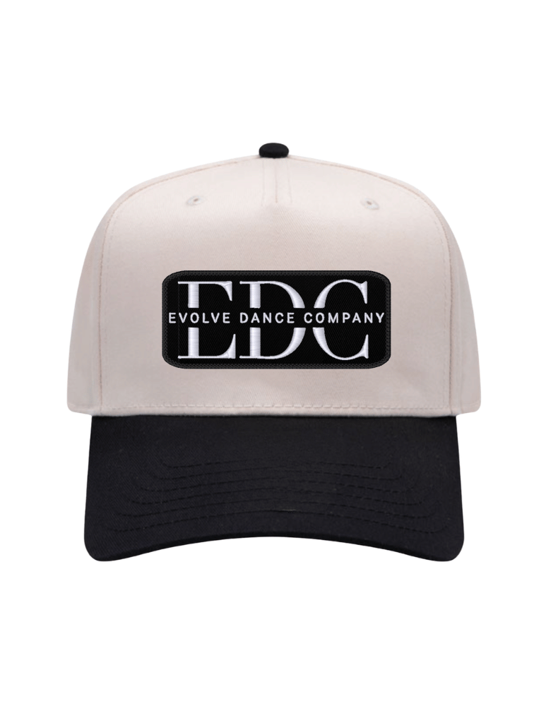 EDC Embroidered Cap -Natural/Black