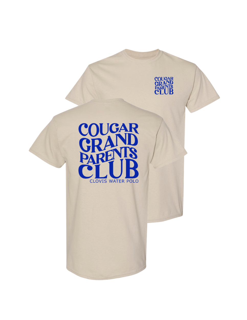 Cougars Grandparents Club Tee - Sand