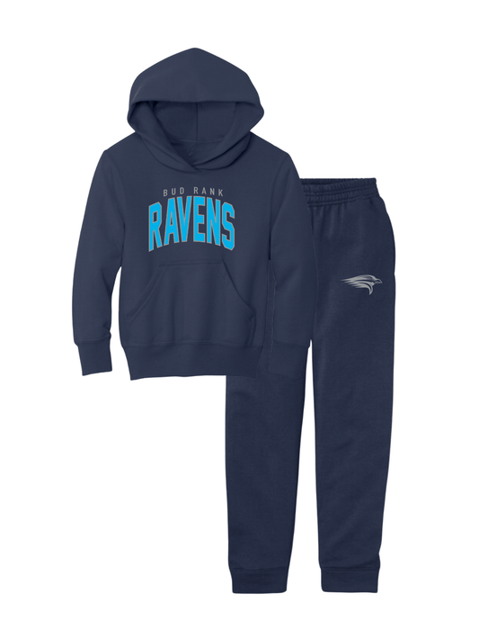 Bud Rank Ravens Sweatsuit - Navy (ADULT)