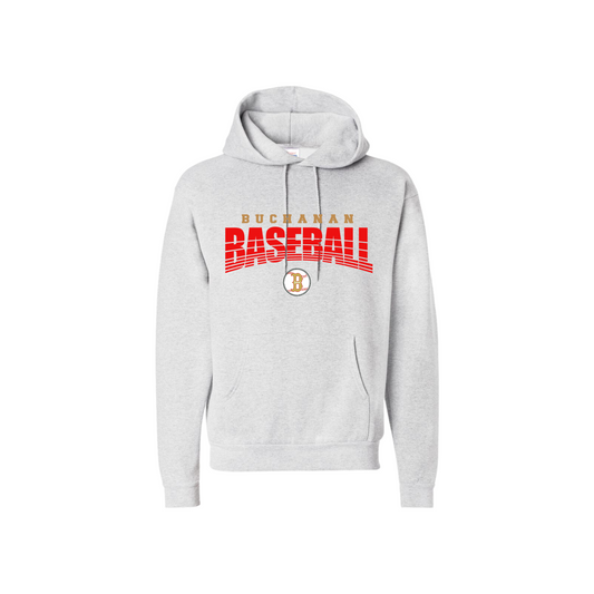 Buchanan Baseball Gold/Red Hoodie