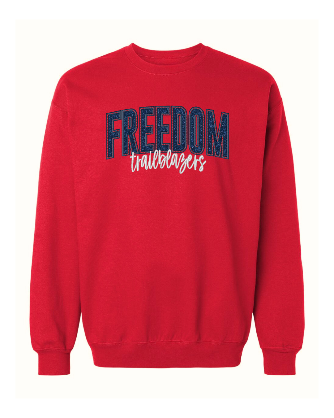 Freedom Trailblazers Embroidered Sweater - Red