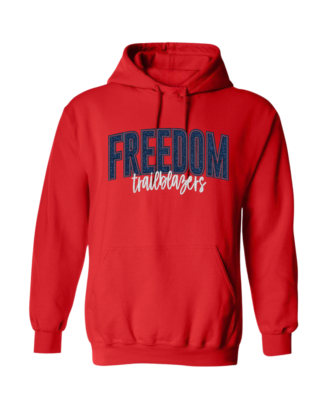 Freedom Trailblazers Embroidered Sweater - Red