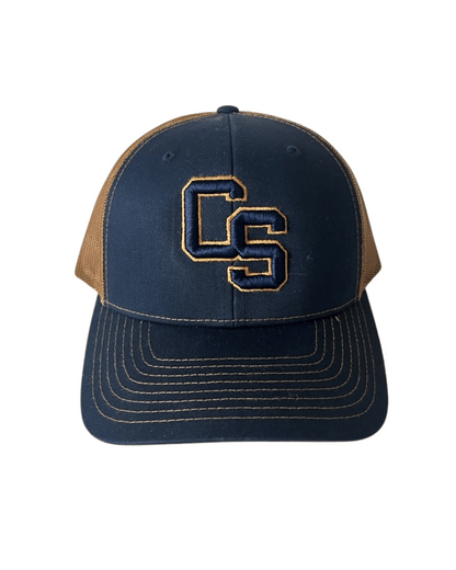 CS Puff  Richardson Trucker Cap - Navy/Bronze