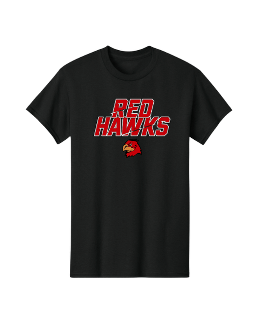 Red Hawks Tee -Black