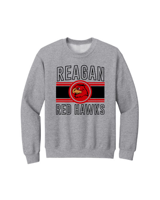 Reagan Graphic Sweater - Heather Grey