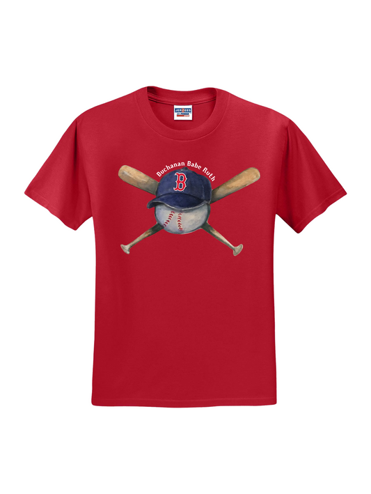 Baseball Hat Bat Tee