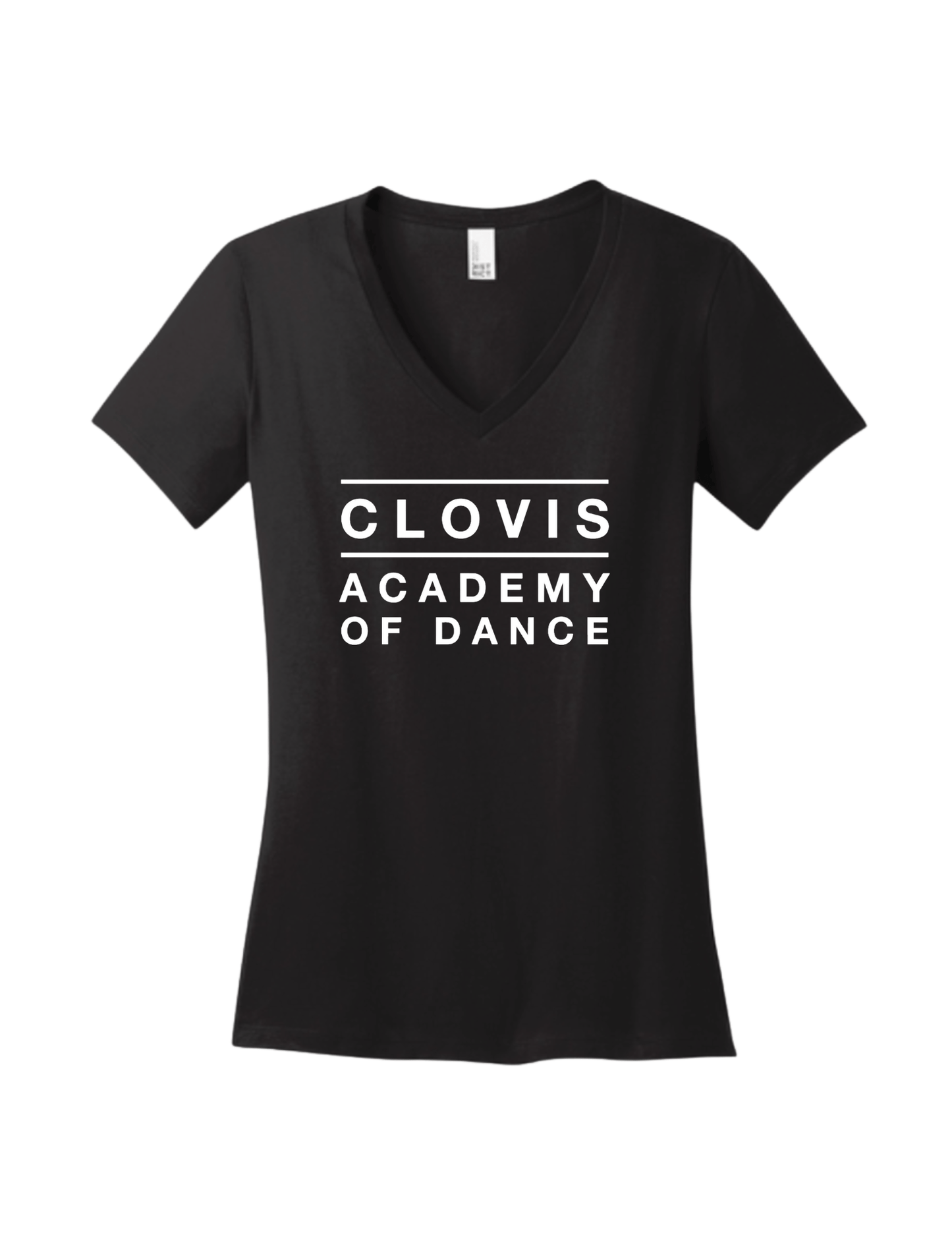Clovis Academy of Dance Womens V Neck Shirt