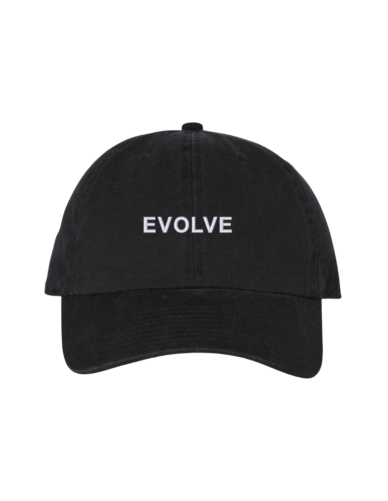 Evolve Embroidered Cap - Black