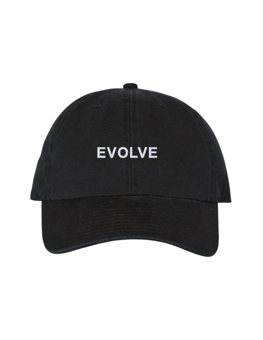 Evolve Embroidered Cap - Black