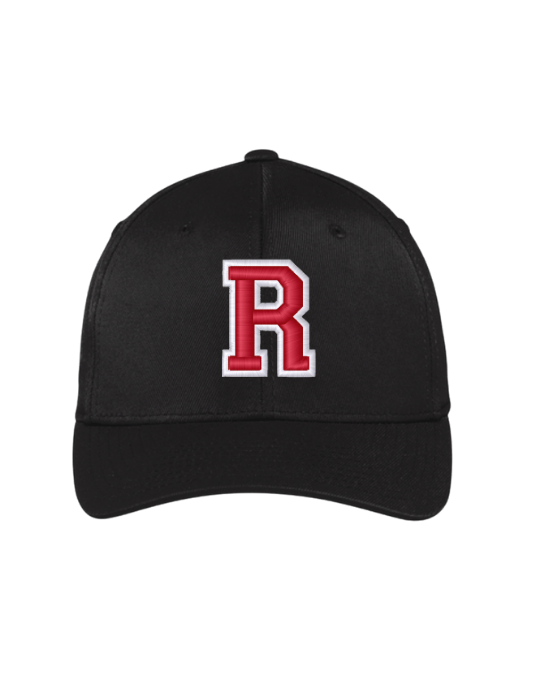 R Puff Flex Fit Cap - Black