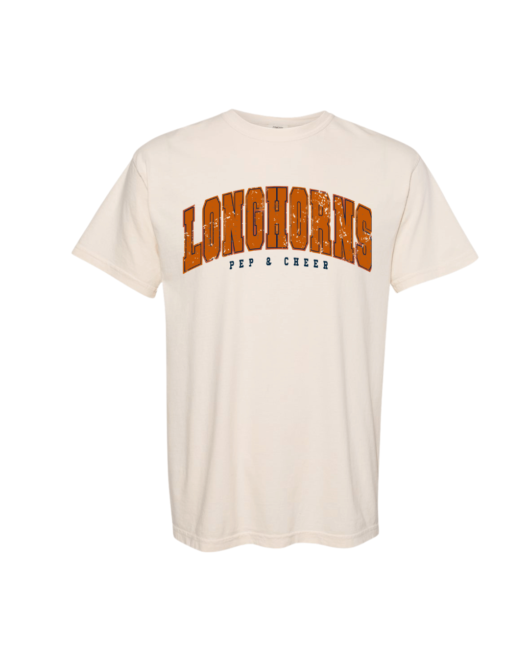 Longhorns P&C Tee - Natural