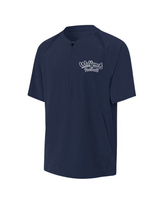 Wolfpack Football 1/4 Cage Jacket - Navy