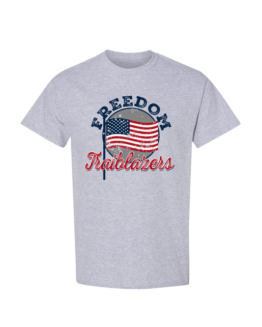 Freedom Flag Tee - Heather