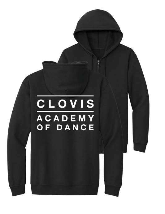 Clovis Academy of Dance Full Zip up Hoodie