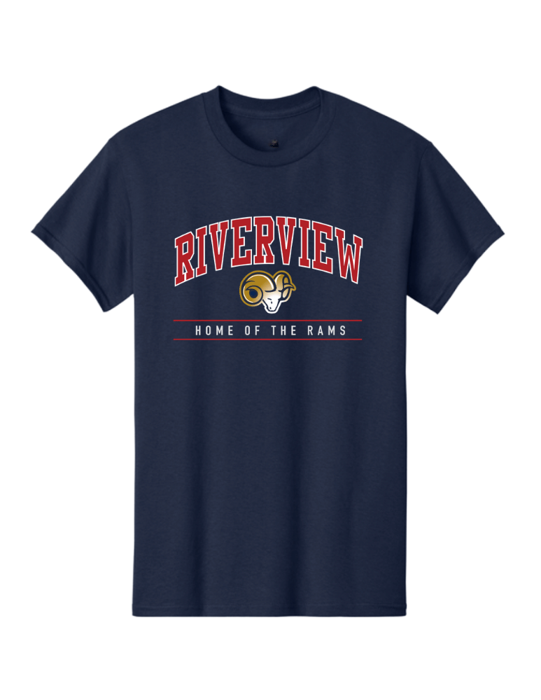 Riverview “Home of The Rams” Tee - Navy