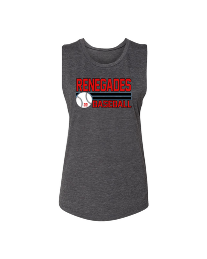 Renegades Baseball # Graphic - Dark Heather