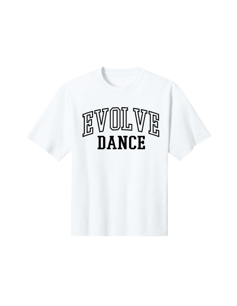 Evolve Dance Oversized Tee - White