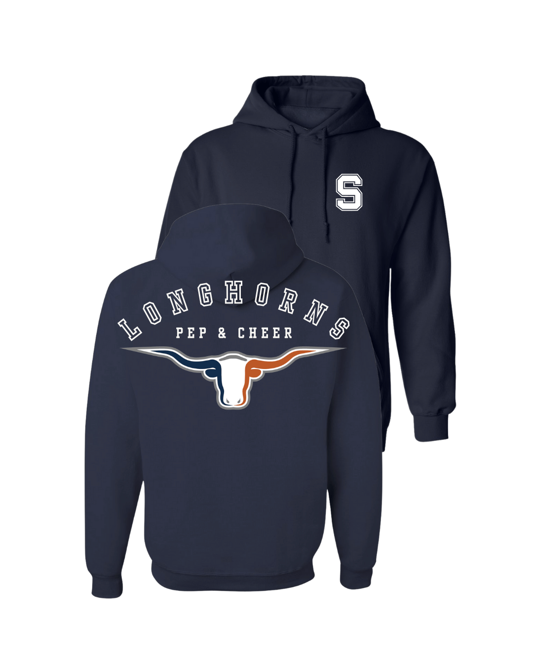 Sanchez Longhorns Pep&Cheer Hoodie - Navy
