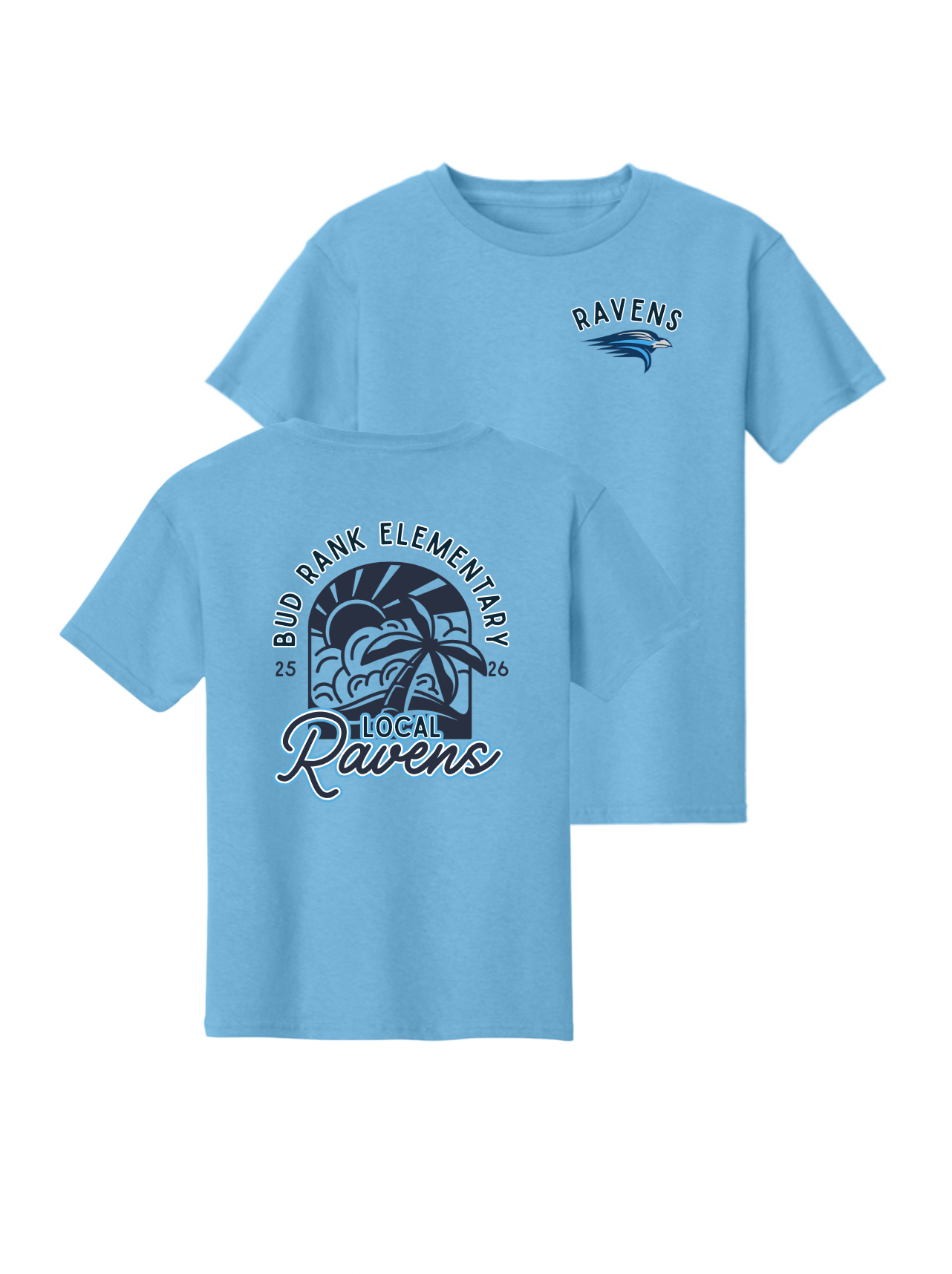 Local Raven Beach Theme Tee