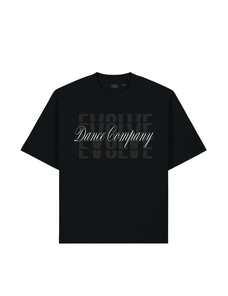 Evolve Dance Co. Oversized Tee - Black