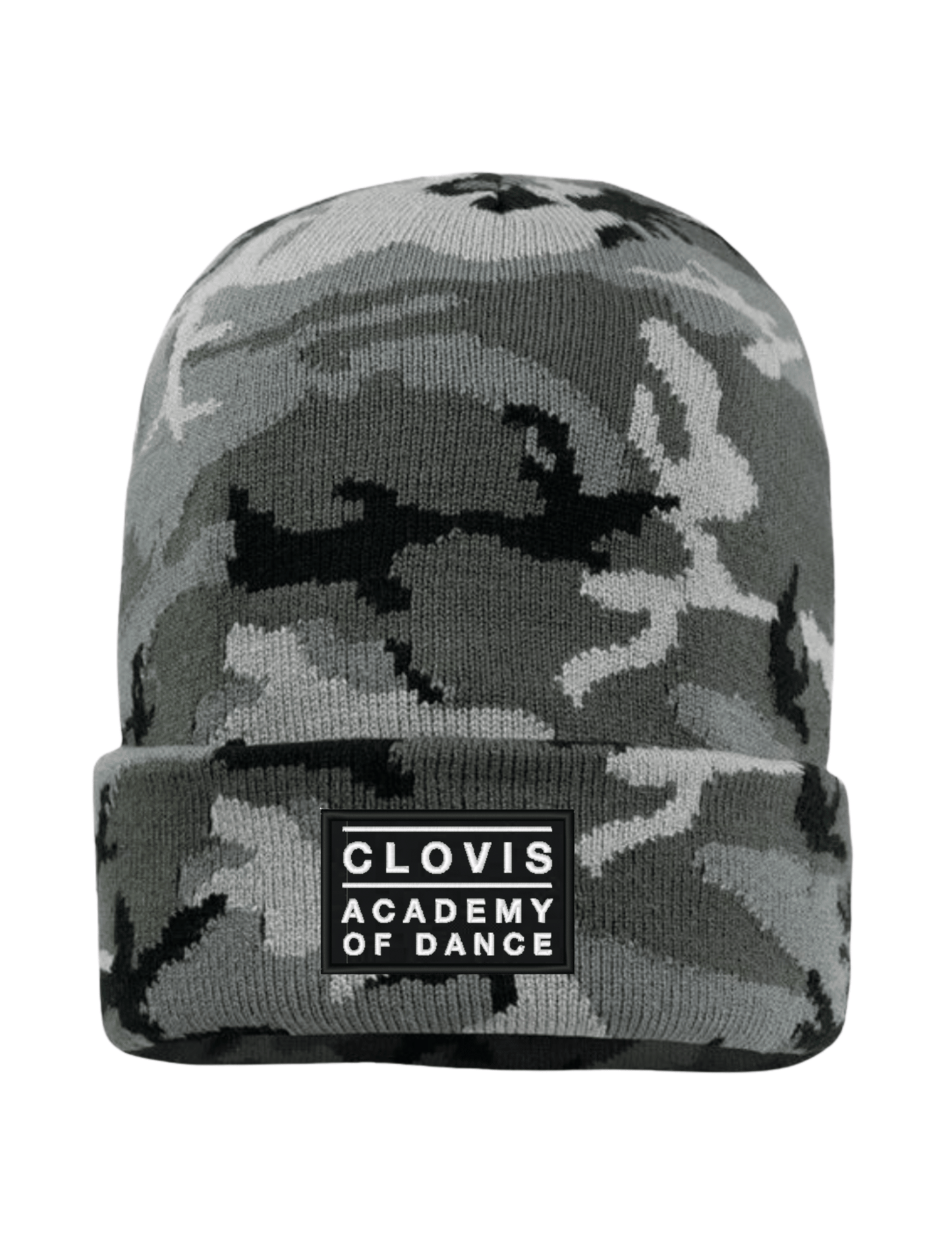 Clovis Academy Logo Beanie - Camo