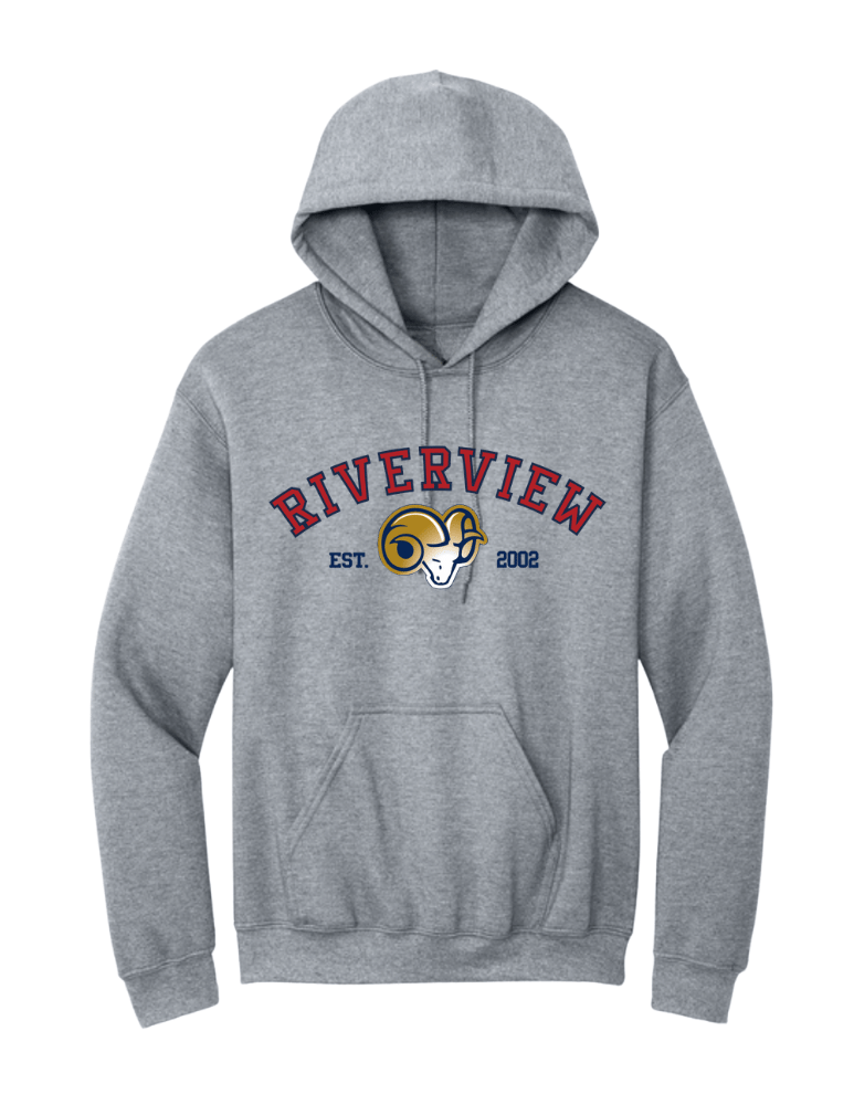 Riverview Logo Hoodie - Grey