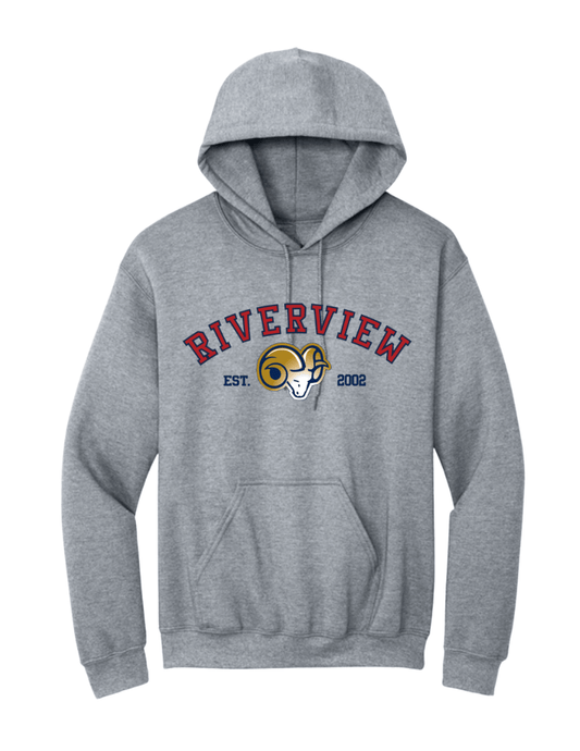 Riverview Logo Hoodie - Grey