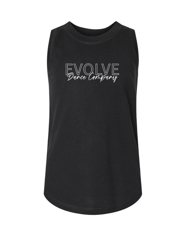 Evolve Girls Sleeveless Tank - Black