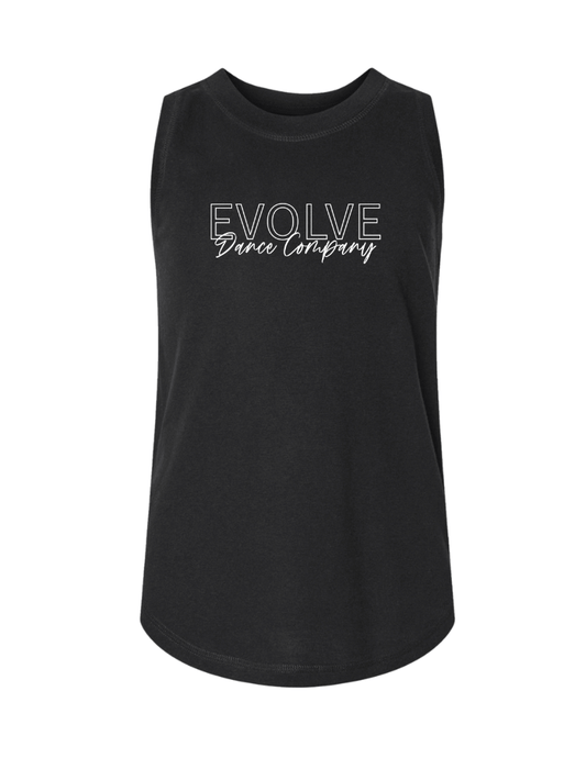 Evolve Girls Sleeveless Tank - Black