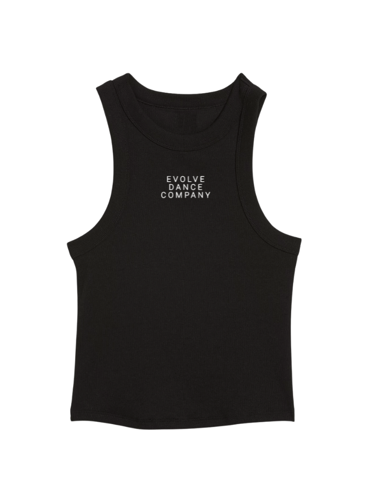 Evolve Dance Co. Ribbed Tank - Black